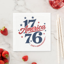 アメリカ建国250周年記念 スタンダードランチョンナプキン