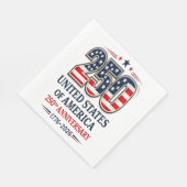 アメリカ建国250周年記念 スタンダードランチョンナプキン (角)