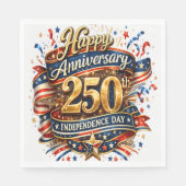 アメリカ建国250周年記念  スタンダードランチョンナプキン (正面)