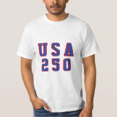 アメリカ建国250周年記念 スポーツジャージ Tシャツ (正面)