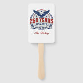 アメリカ建国250周年記念 名前 ハンドファン (裏面)