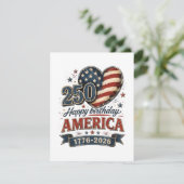 アメリカ建国250周年記念 招待状 (スタンド正面)