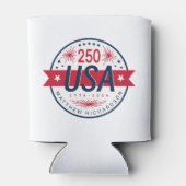 アメリカ建国250周年記念 缶クーラー (裏面)