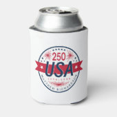 アメリカ建国250周年記念 缶クーラー (缶裏面)