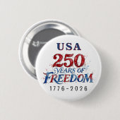 アメリカ建国250周年記念 缶バッジ (正面&裏面)