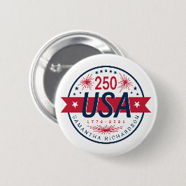 アメリカ建国250周年記念 缶バッジ