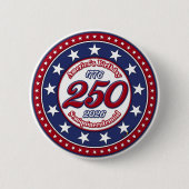 アメリカ建国250周年記念 缶バッジ (正面)