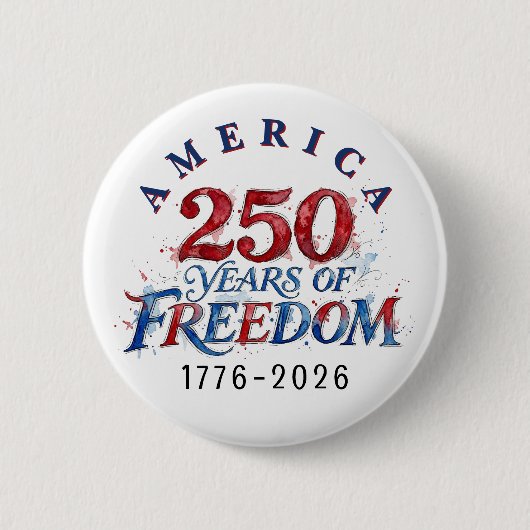 アメリカ建国250周年記念 缶バッジ (正面)