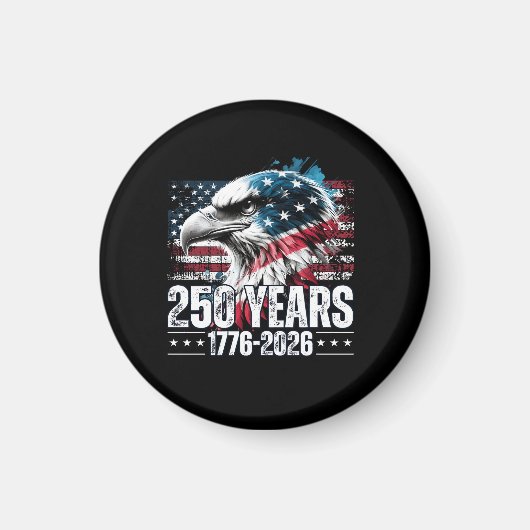 アメリカ建国250周年記念 長袖 マグネット (正面)