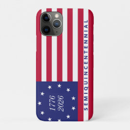 アメリカ建国250周年記念 1776 2026 アメリカ国旗 iPhone 11 PROケース