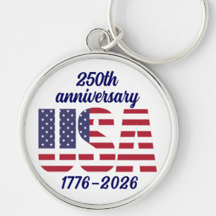 アメリカ建国250周年記念 1776–2026 キーホルダー