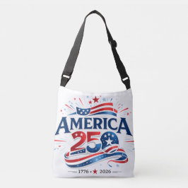 アメリカ建国250周年記念 1776–2026 クロスボディバッグ