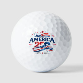 アメリカ建国250周年記念 1776–2026 ゴルフボール