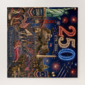 アメリカ建国250周年記念 - 1776–2026 ジグソーパズル (横)