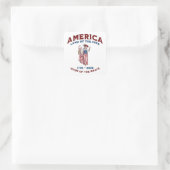 アメリカ建国250周年記念 1776-2026 スクエアシール (バッグ)