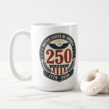 アメリカ建国250周年記念 1776-2026 マグカップ