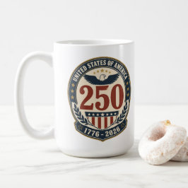 アメリカ建国250周年記念 1776-2026 マグカップ