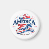 アメリカ建国250周年記念 1776–2026 マグネット (正面)