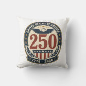 アメリカ建国250周年記念 1776-2026 投げ枕 クッション (正面)