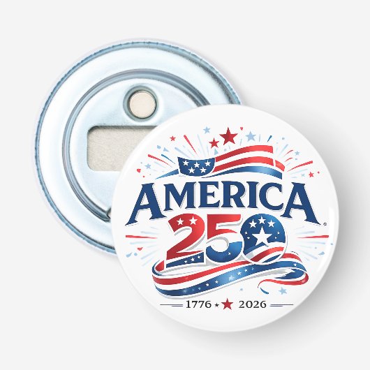 アメリカ建国250周年記念 1776–2026 栓抜き (正面)