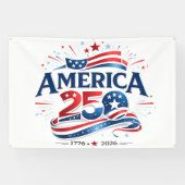 アメリカ建国250周年記念 1776–2026 横断幕 (横)