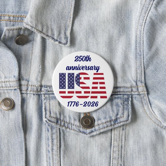 アメリカ建国250周年記念 1776–2026 缶バッジ (インサイチュ)
