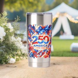アメリカ建国250周年記念 1776–2026 USA愛国 保温保冷タンブラー