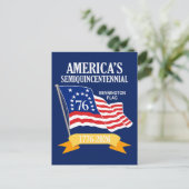 アメリカ建国250周年記念 1776-2026 USA 250 ポストカード (スタンド正面)