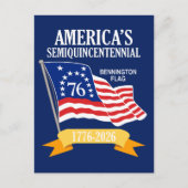 アメリカ建国250周年記念 1776-2026 USA 250 ポストカード (正面)