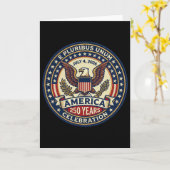 アメリカ建国250周年記念 2026年7月4日 E Pluri カード (黄色い花)