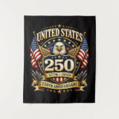 アメリカ建国250周年記念 250年 タペストリー (正面)