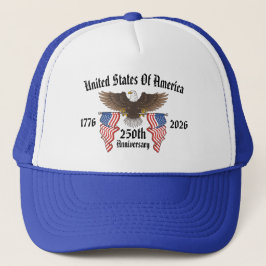 アメリカ建国250周年記念 7月4日 独立記念日 キャップ