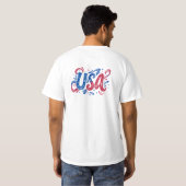 アメリカ建国250周年記念 Tシャツ (裏面フル)