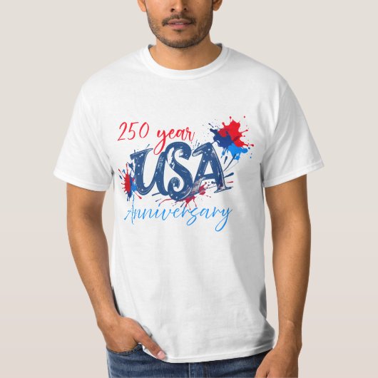 アメリカ建国250周年記念 Tシャツ (正面)