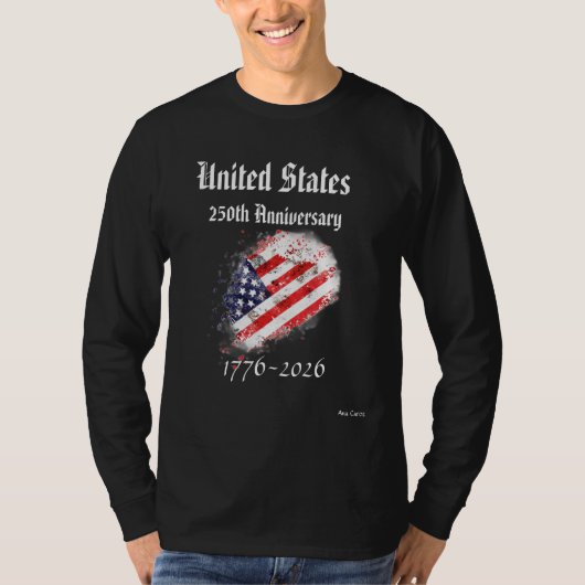 アメリカ建国250周年記念 Tシャツ (正面)