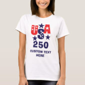 アメリカ建国250周年記念 Tシャツ (正面)