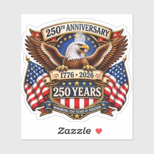 アメリカ建国250周年記念Tシャツ メンズ レディース 建国250年記念 シール (シート)