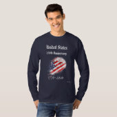 アメリカ建国250周年記念Tシャツ Tシャツ (正面フル)