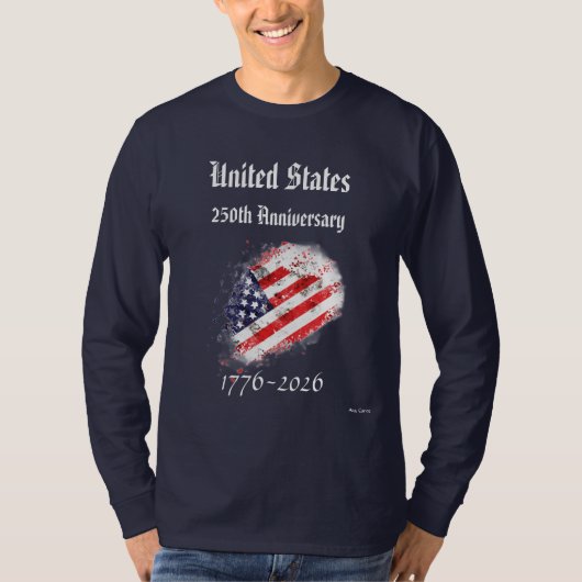 アメリカ建国250周年記念Tシャツ Tシャツ (正面)