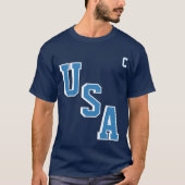 アメリカ建国250周年記念USAホッケージャージ Tシャツ (正面)