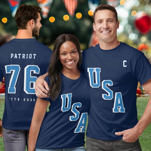 アメリカ建国250周年記念USAホッケージャージ Tシャツ