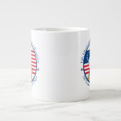 アメリカ建国250周年開拓者 ジャンボコーヒーマグカップ (正面)