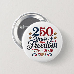 アメリカ建国250周年 アメリカーナ 缶バッジ