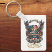 アメリカ建国250周年 アメリカーナ 1776 自由 独立 アメリカ キーホルダー (正面)