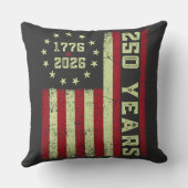 アメリカ建国250周年 アメリカ国旗 クッション (裏面)