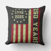 アメリカ建国250周年 アメリカ国旗 クッション (正面)
