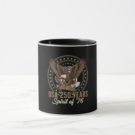 アメリカ建国250周年 - アメリカ 1776-2026 マグカップ (中央)