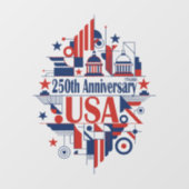アメリカ建国250周年 ウィンドウサイン (シート)