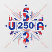 アメリカ建国250周年 ウィンドウサイン (シート)