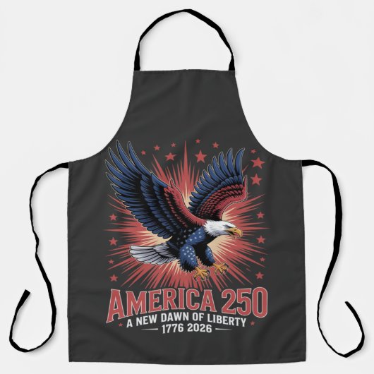 アメリカ建国250周年 エプロン (正面)